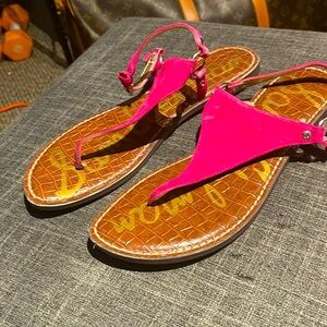 Pink suede, Sam Edelman, sandals